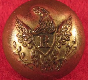 Pre-Civil War Rifleman Button